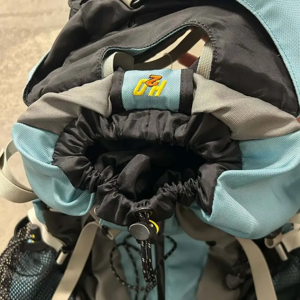 L.L.Bean Bigelow H2O Technical Hiking Backpack Blue Gray Hydration Y2K
